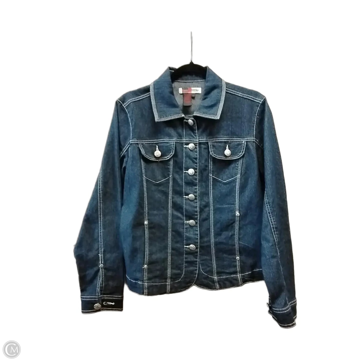 Jacket Denim By Live A Little In Blue Denim, Size: M