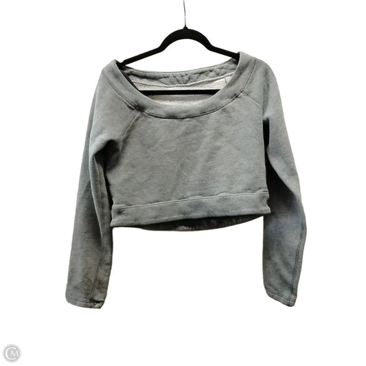 Athletic Sweatshirt Crewneck By Lululemon In Grey, Size: S