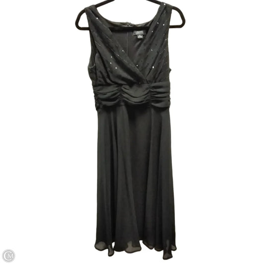 Dress Party Midi By Dressbarn In Black, Size: 10