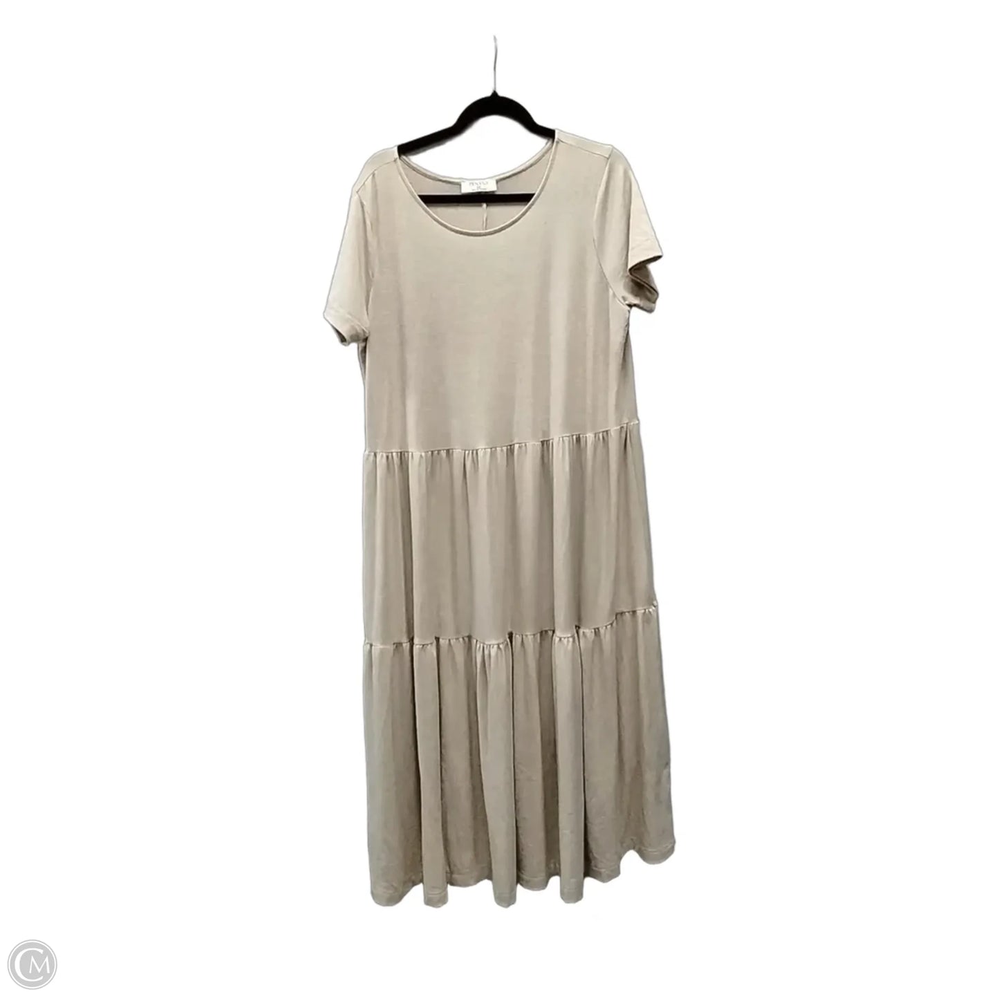 Dress Casual Maxi By Zenana In Beige, Size: 3x
