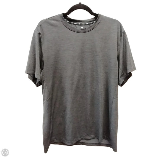 Athletic Top Short Sleeve By Gap In Black, Size: L
