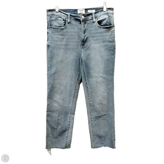 Jeans Straight By Kensie In Blue Denim, Size: 10