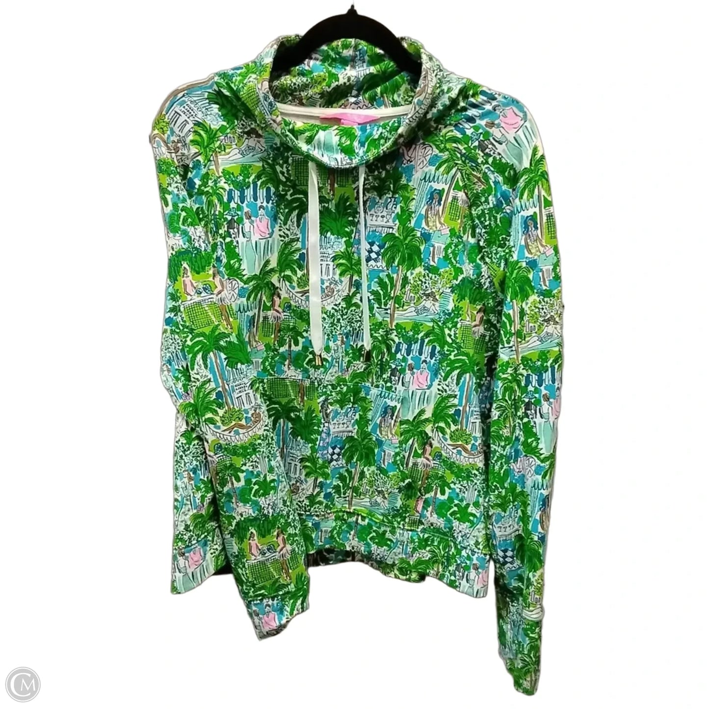 Sweatshirt Designer By Lilly Pulitzer In Green, Size: M