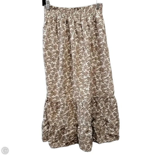 Skirt Maxi By Cupcakes And Cashmere In Brown, Size: M