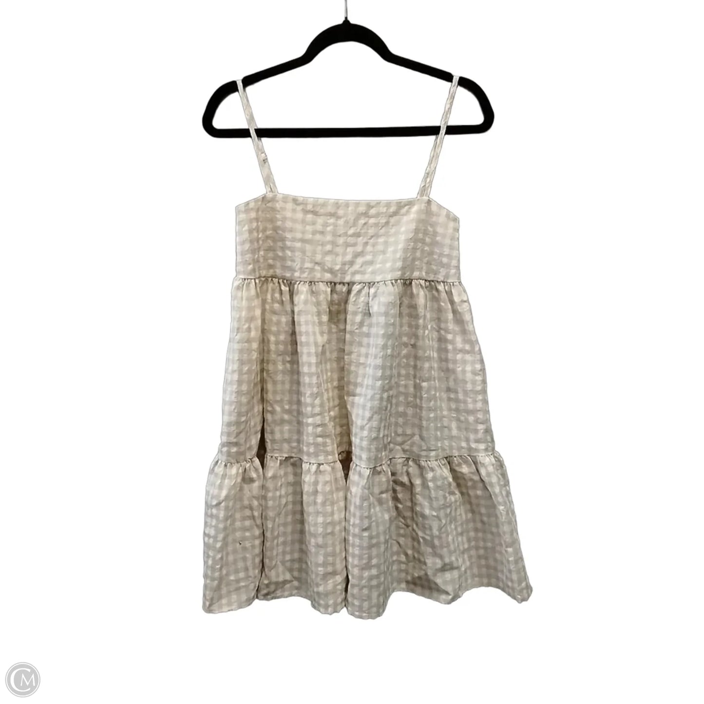 Dress Casual Short By Petal & Pup In Plaid Pattern, Size: 4