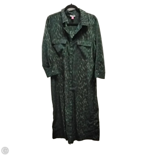 Dress Casual Maxi By Vince Camuto In Green, Size: L