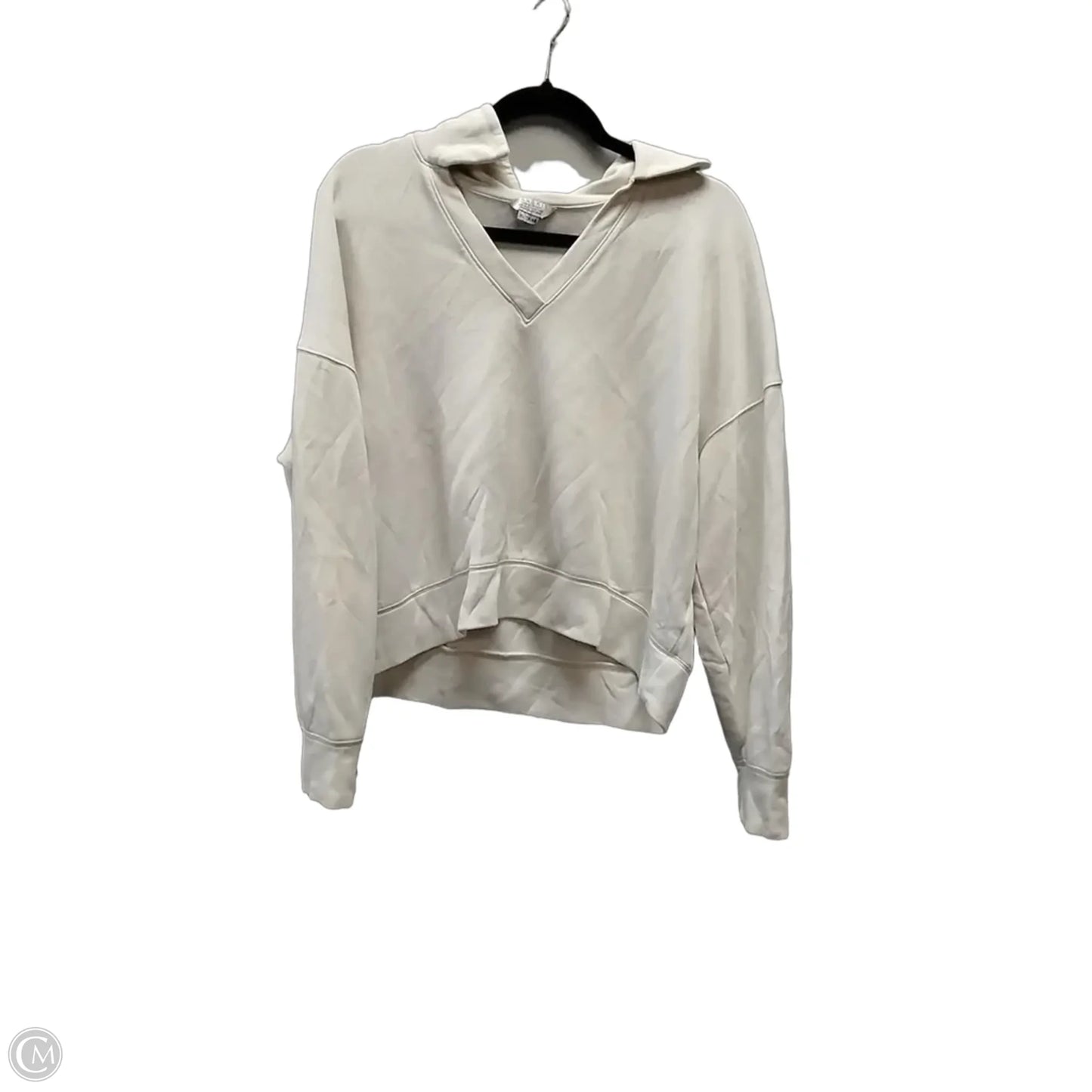 Athletic Jacket By Danskin In White, Size: Xl