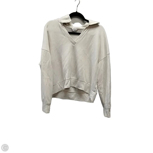Athletic Jacket By Danskin In White, Size: Xl