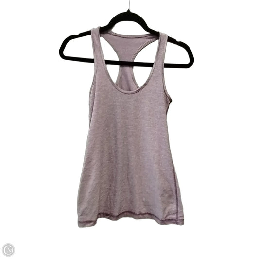 Athletic Tank Top By Lululemon In Purple, Size: M