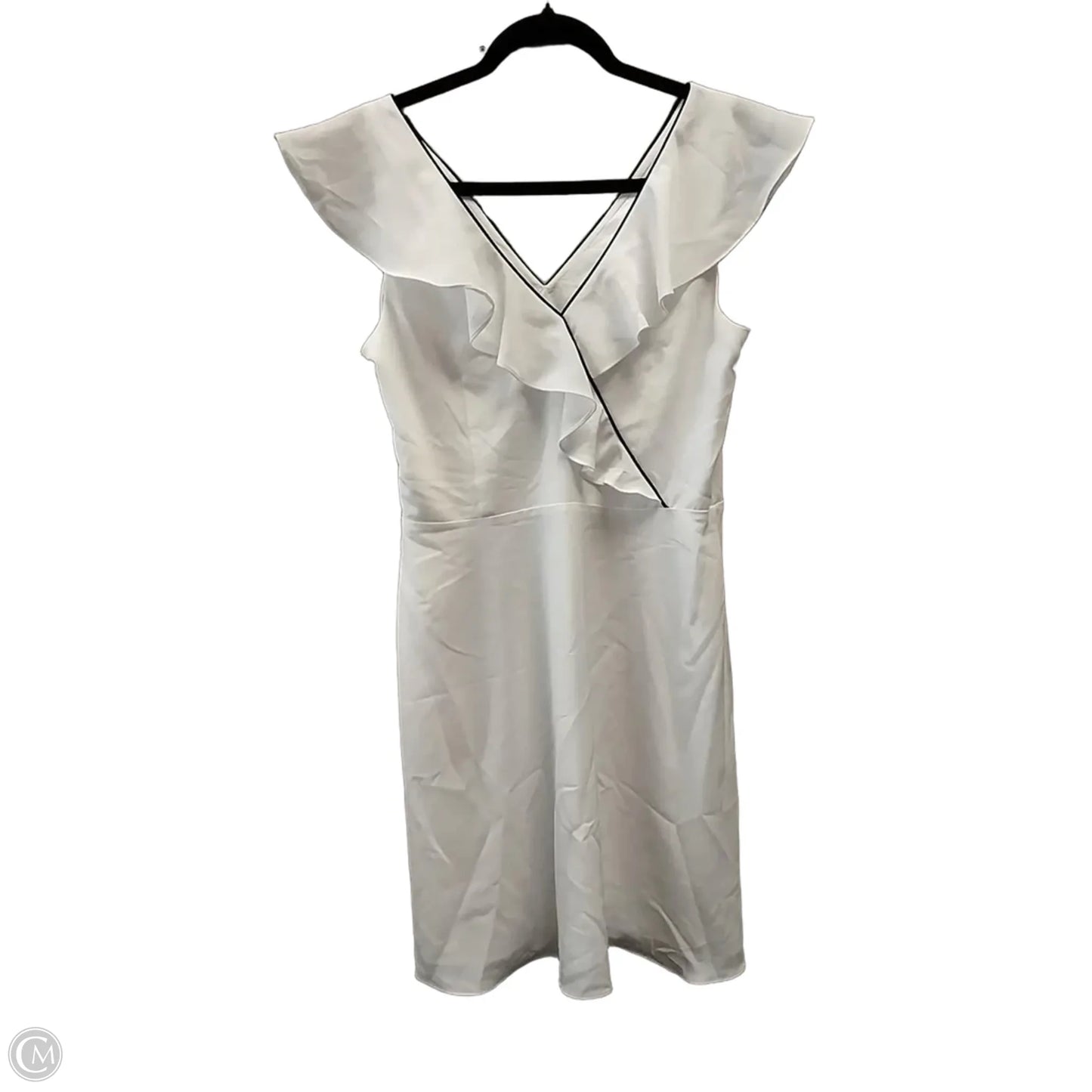 Dress Designer By Karl Lagerfeld In White, Size: 8