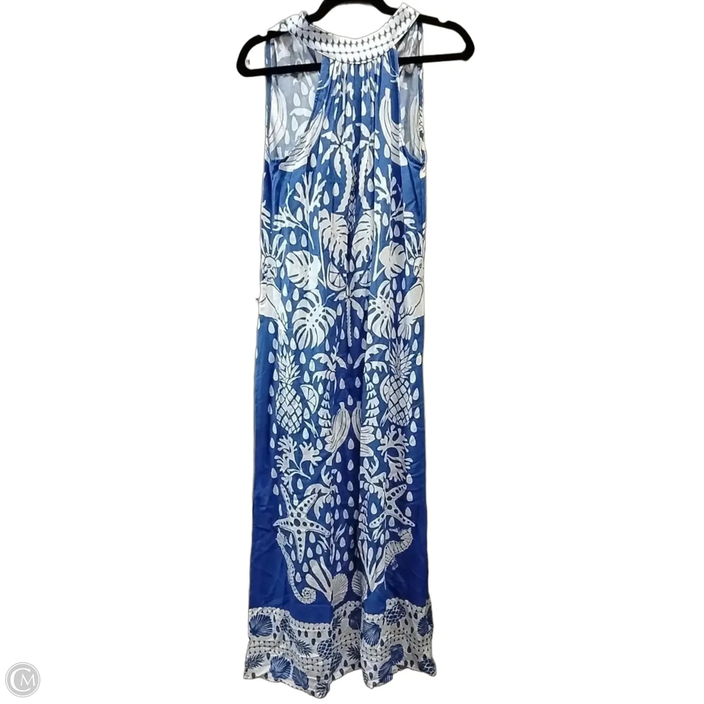 Dress Casual Maxi By Vince Camuto In Blue, Size: Xs