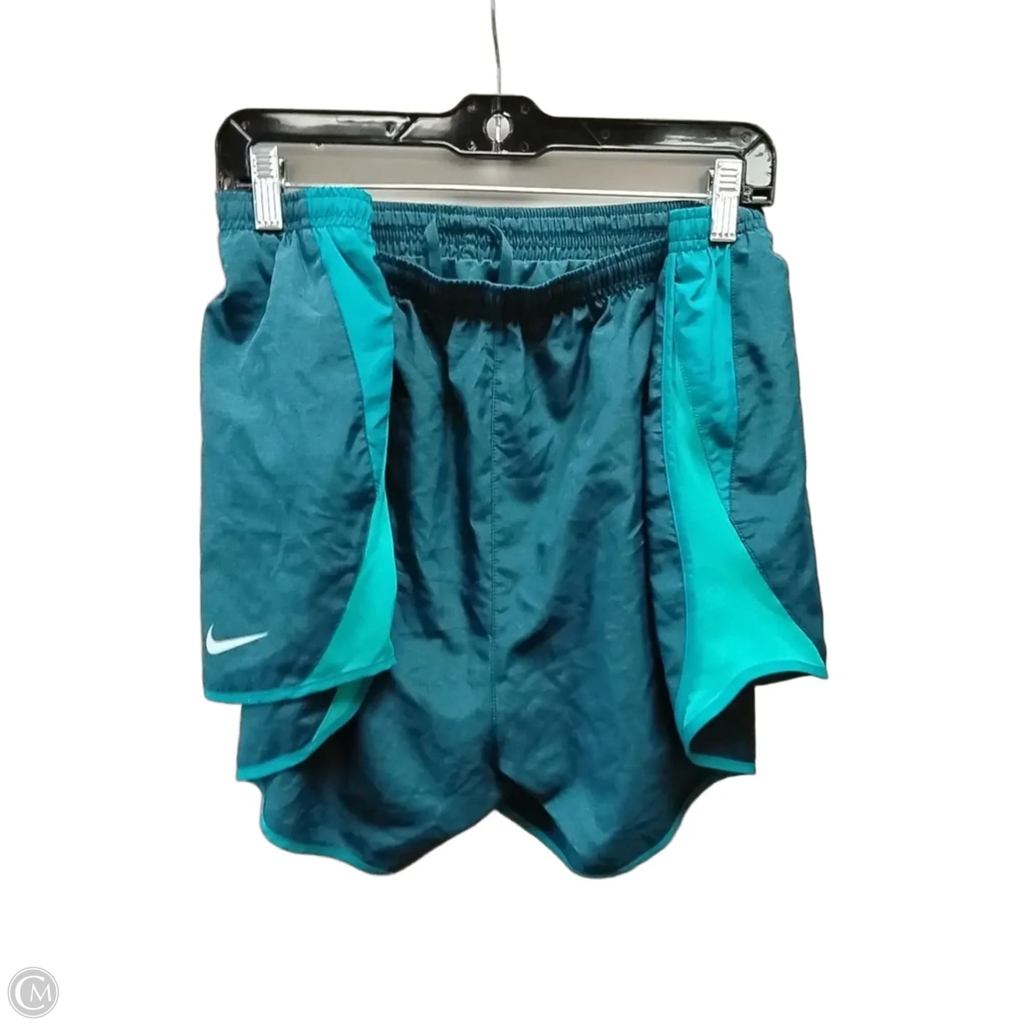 Athletic Shorts By Nike In Green, Size: 3x