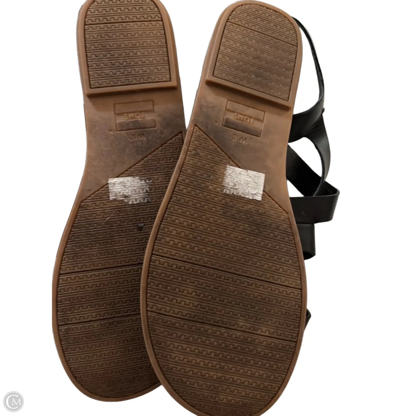 Sandals Flats By Toms In Black, Size: 10
