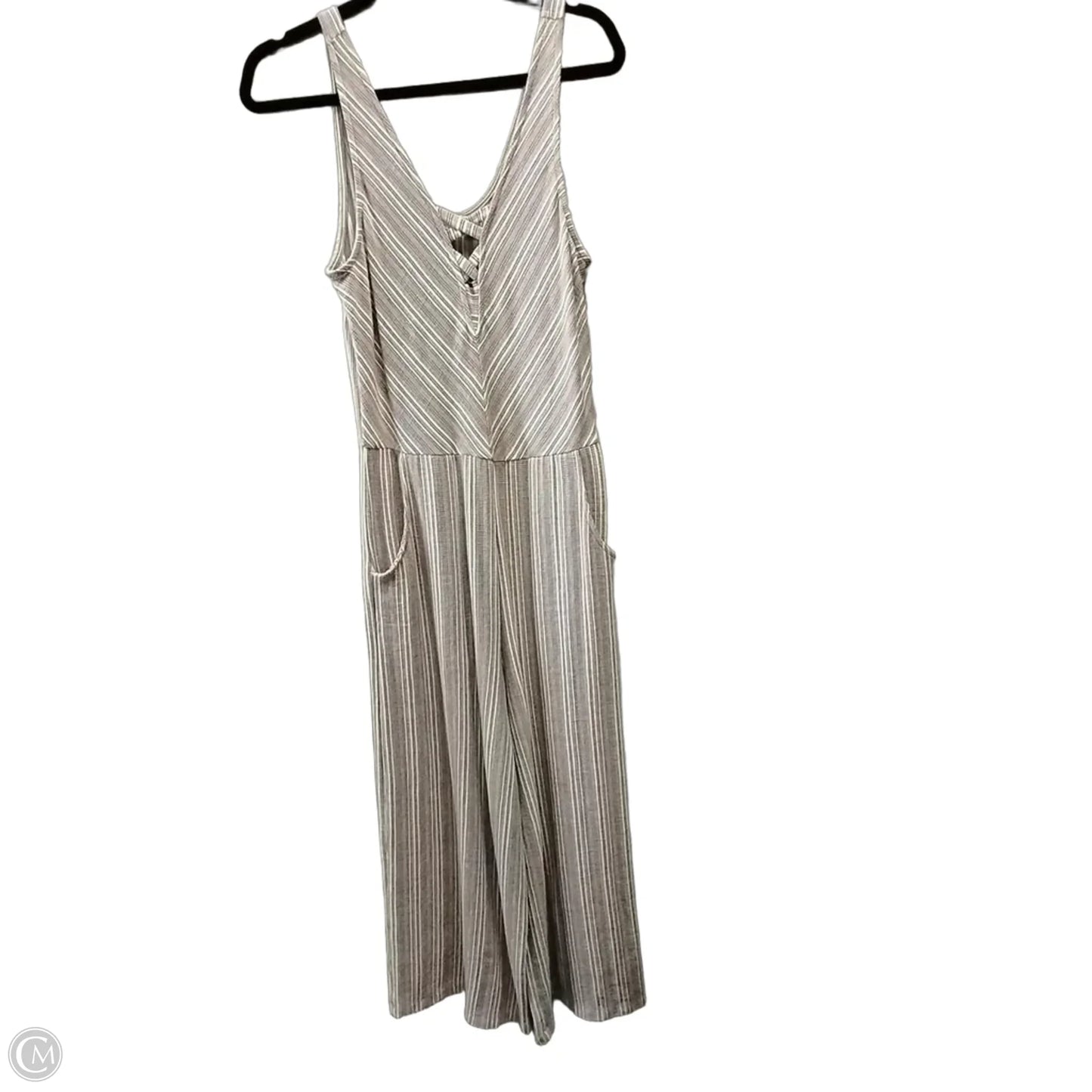 Jumpsuit By Eyeshadow In Striped Pattern, Size: S