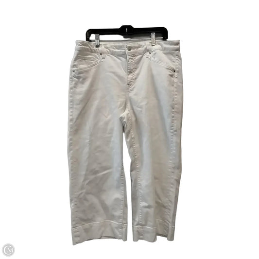 Pants Cropped By Chicos In White, Size: 14