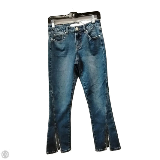 Jeans Straight By Cato In Blue Denim, Size: 4p