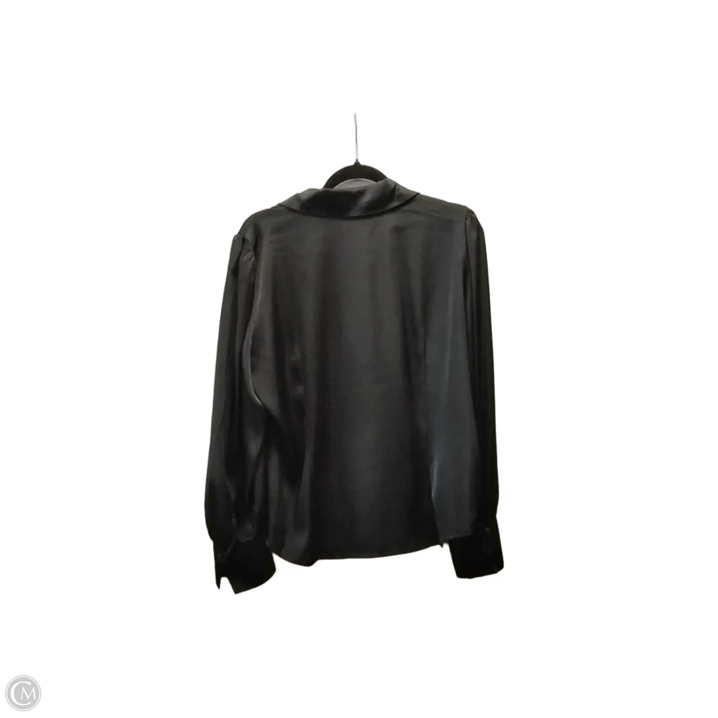 Blouse Long Sleeve By Cece In Black, Size: L