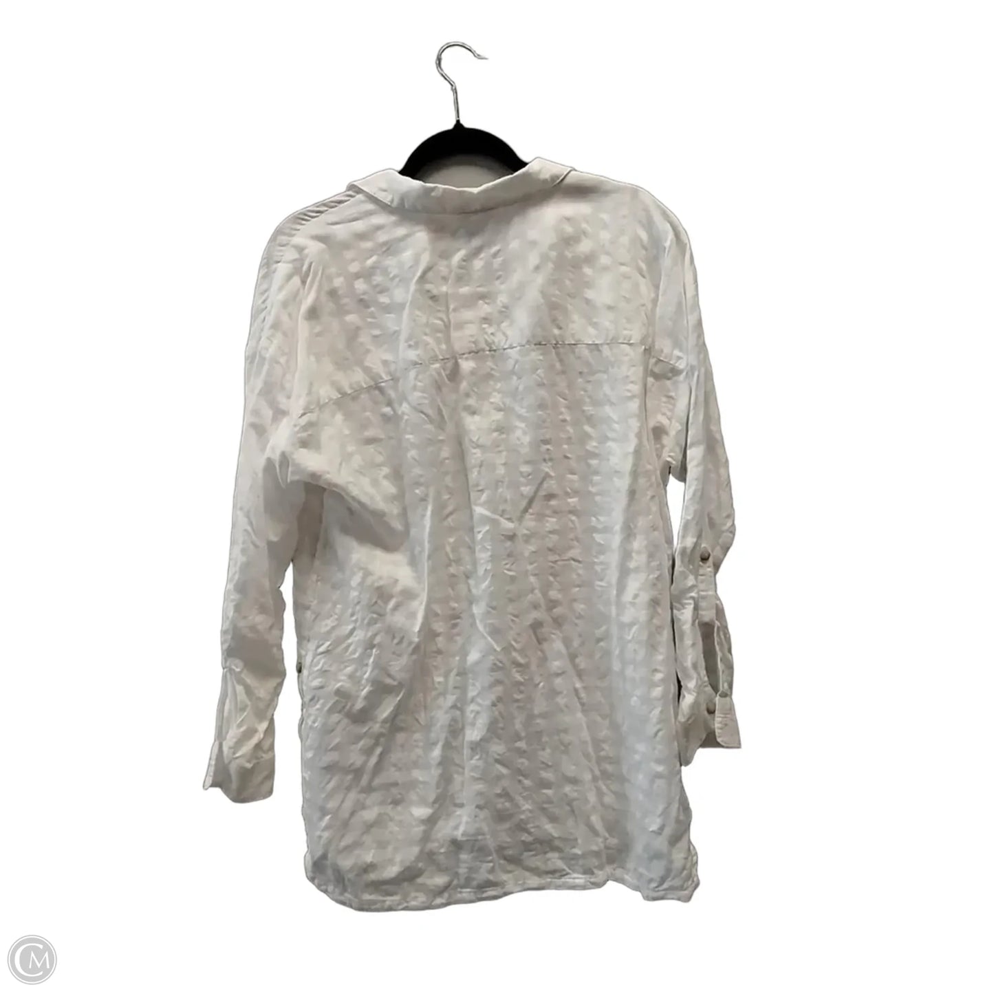 Top Long Sleeve By J. Jill In White, Size: M