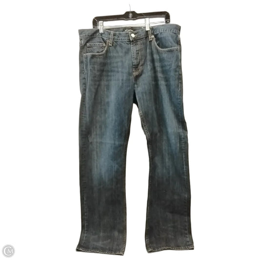 Jeans Straight By Banana Republic In Blue Denim, Size: 20