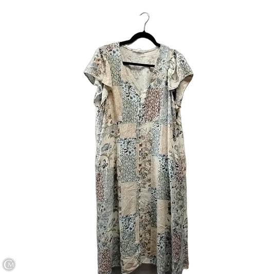 Dress Casual Maxi By Jane And Delancey In Blue, Size: 2x