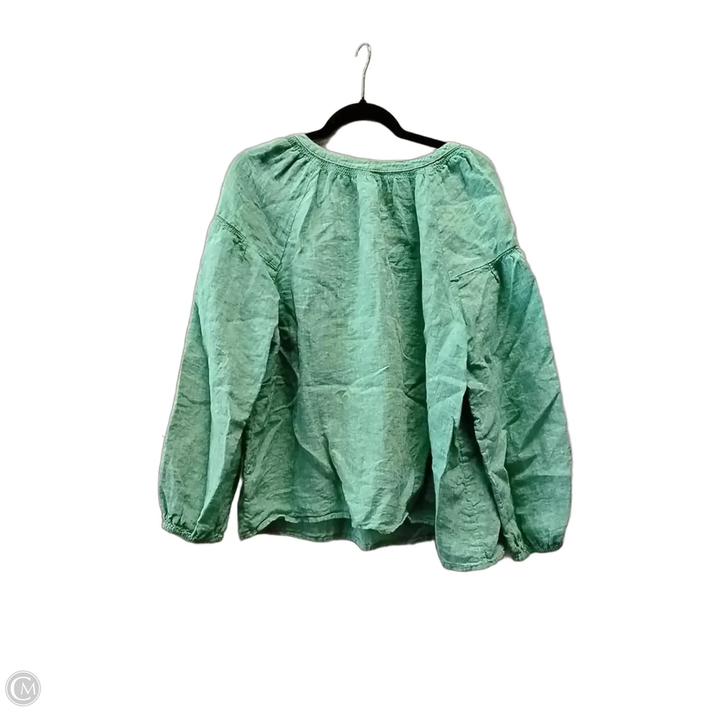 Top Short Sleeve By Talbots In Green, Size: 2x
