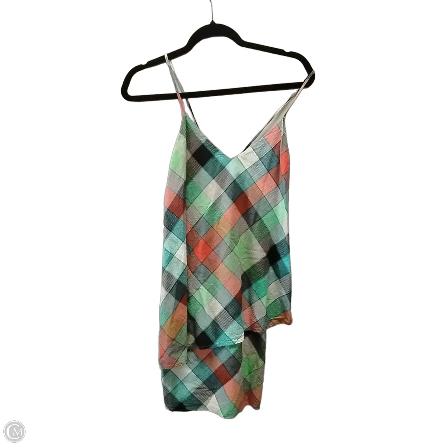 Tank Top By Patagonia In Plaid Pattern, Size: S