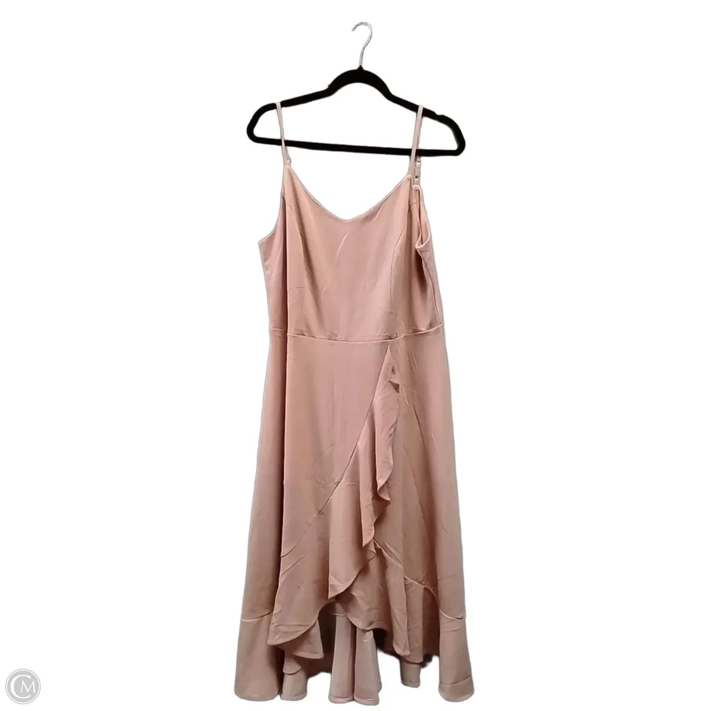 Dress Casual Midi By Clothes Mentor In Pink, Size: 2x