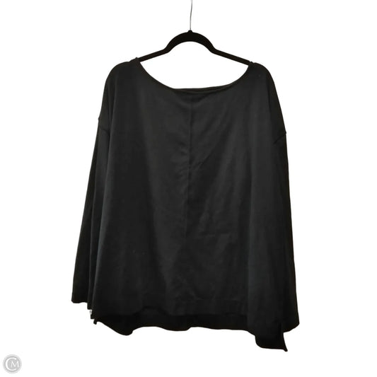 Top Long Sleeve Designer By Lilly Pulitzer In Black, Size: Xxl