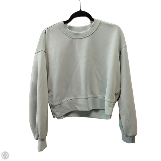 Athletic Sweatshirt Crewneck By Lululemon In Green, Size: L