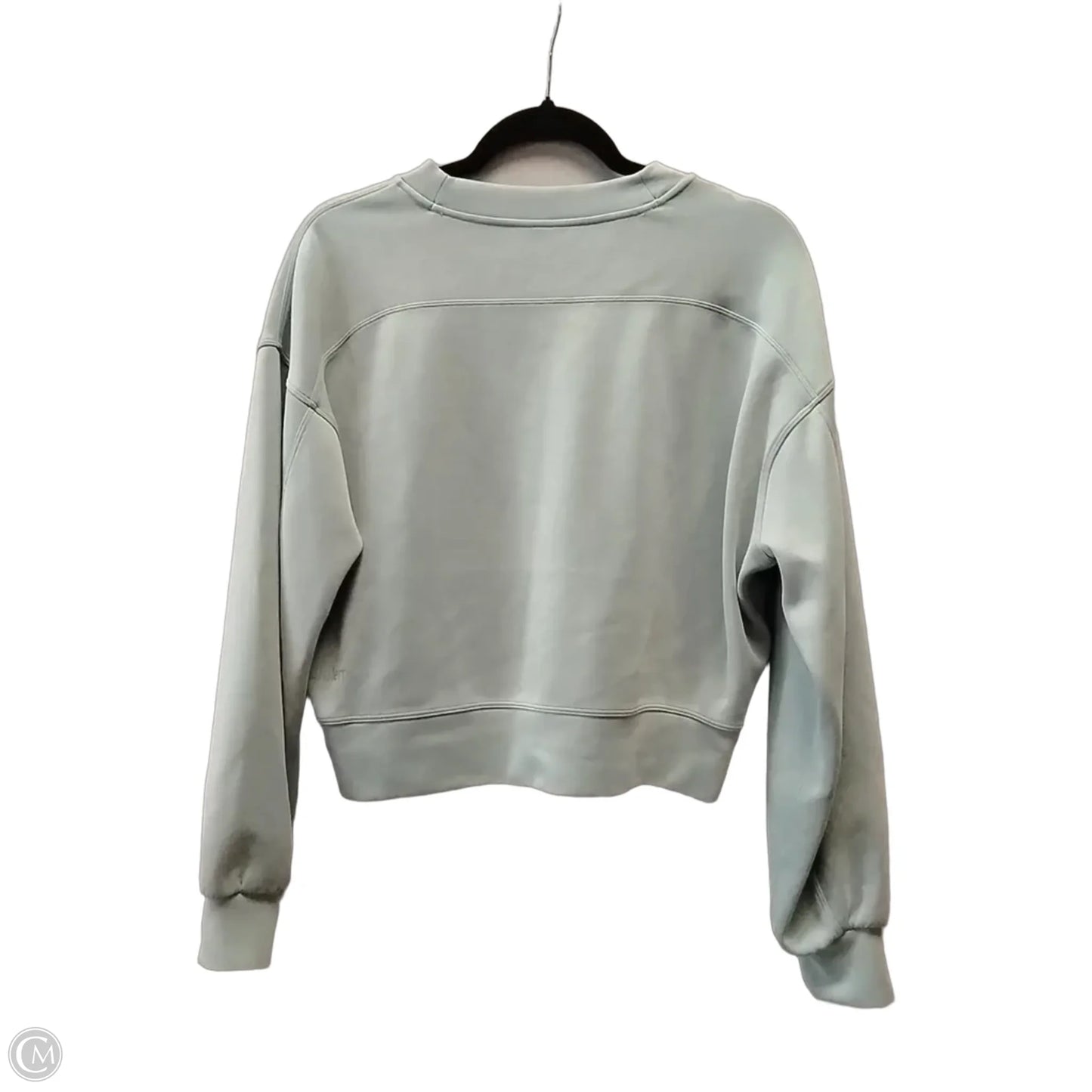 Athletic Sweatshirt Crewneck By Lululemon In Green, Size: L