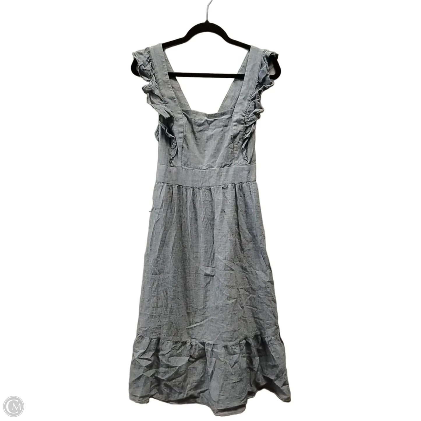 Dress Casual Midi By Loft In Blue, Size: 2