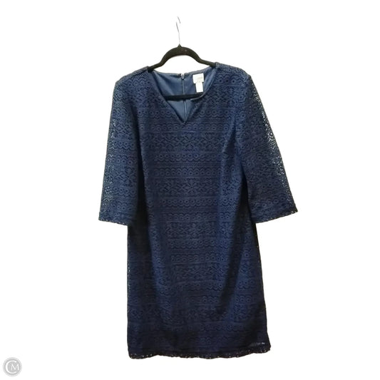Dress Casual Short By Chicos In Blue, Size: M