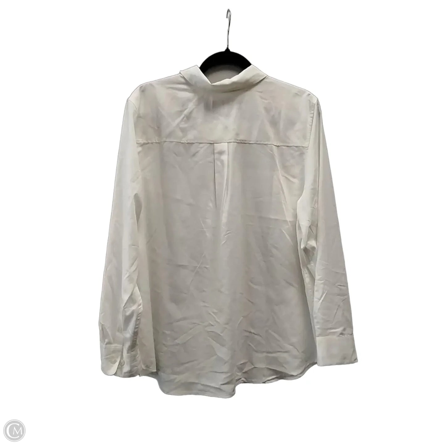 Top Long Sleeve By Chicos In White, Size: Xl