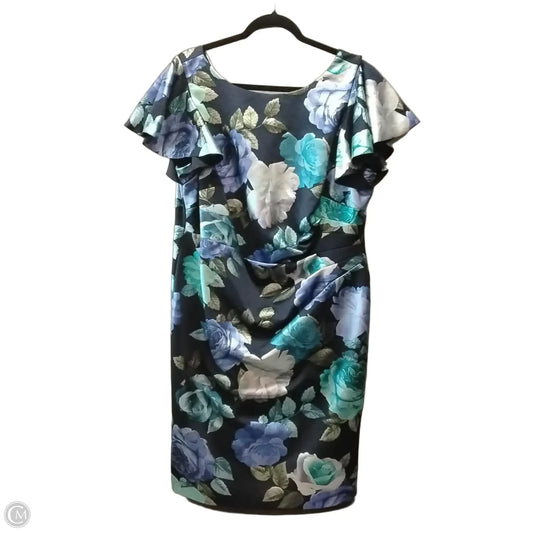 Dress Party Midi By Jessica Howard In Blue, Size: 16