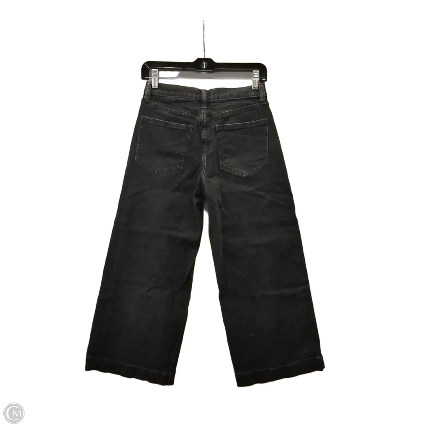 Jeans Wide Leg By Gap In Black, Size: 2