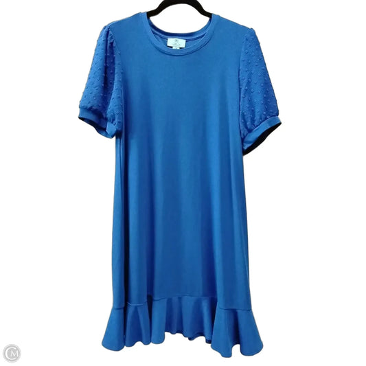 Dress Casual Short By Cece In Blue, Size: M
