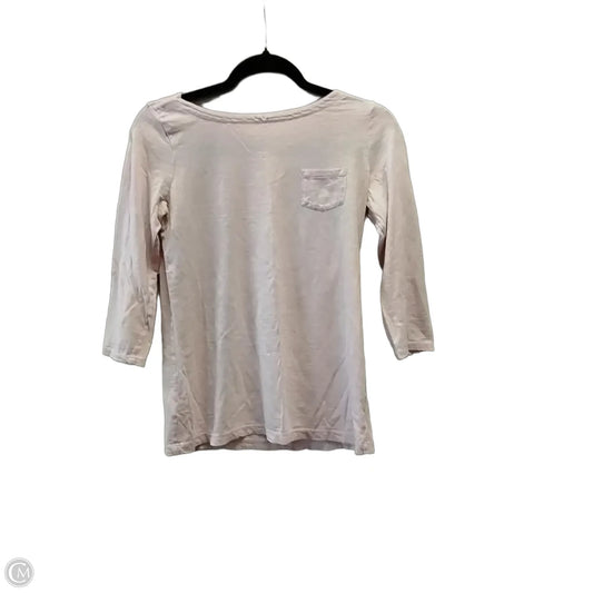 Top 3/4 Sleeve By Loft In Purple, Size: S
