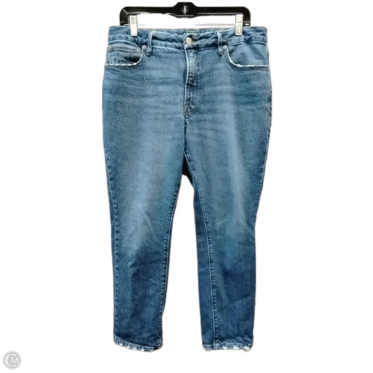 Jeans Skinny By Good American In Blue Denim, Size: 10