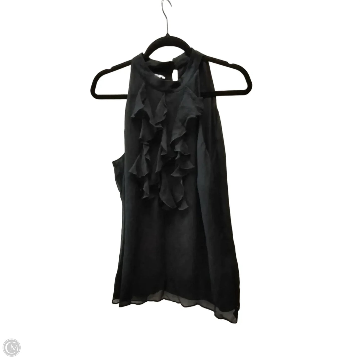 Blouse Sleeveless By International Concepts In Black, Size: L