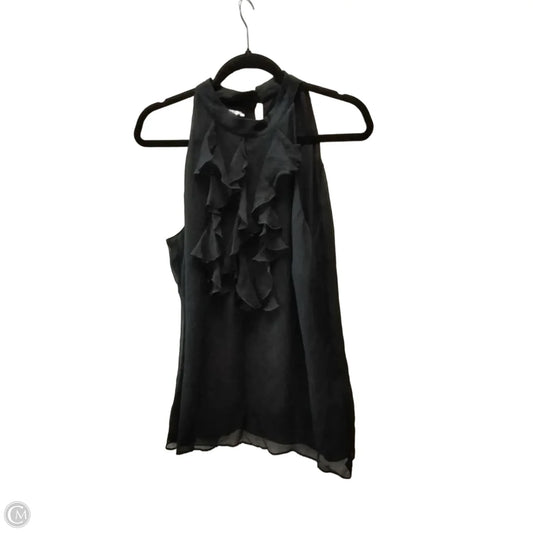 Blouse Sleeveless By International Concepts In Black, Size: L