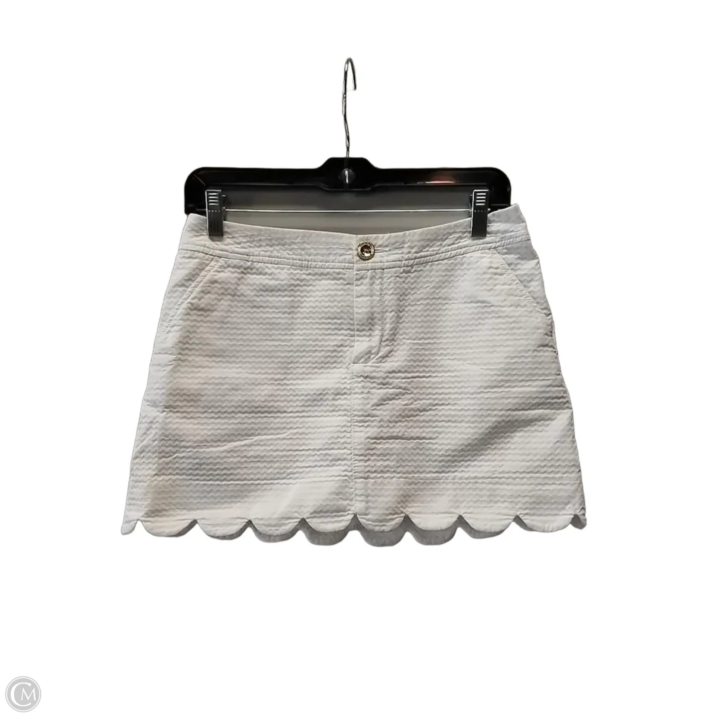 Skort Designer By Lilly Pulitzer In White, Size: 0
