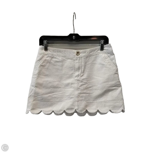 Skort Designer By Lilly Pulitzer In White, Size: 0