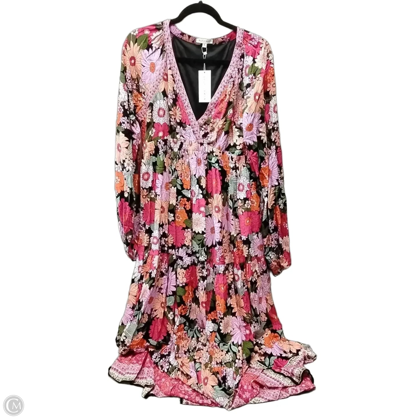 Dress Casual Maxi By Baltic Born In Floral Print, Size: L