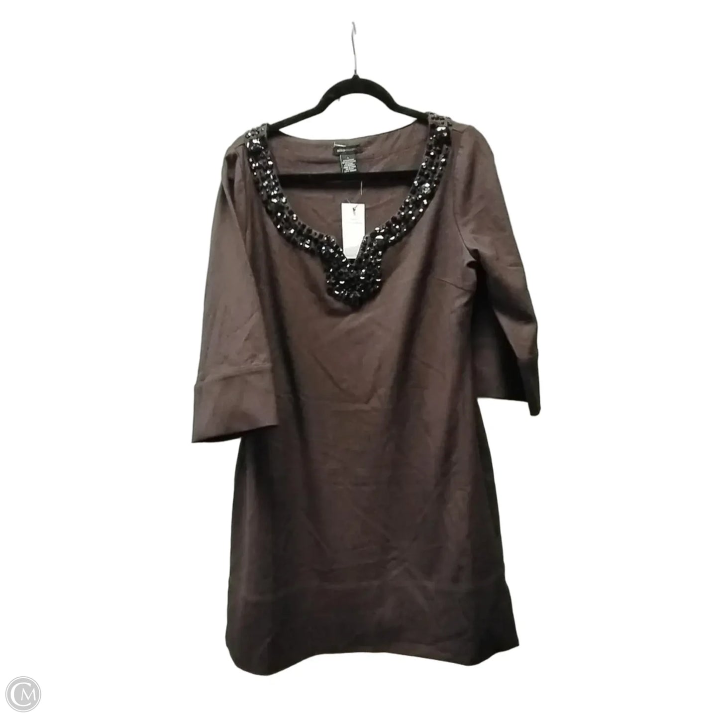 Dress Casual Short By Bcbgmaxazria In Brown, Size: L