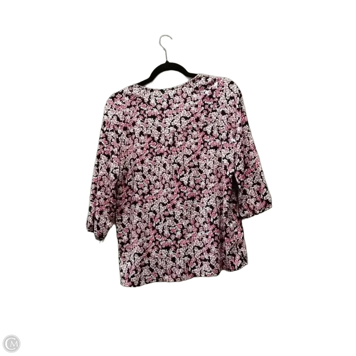 Blouse Long Sleeve By Gap In Floral Print, Size: M