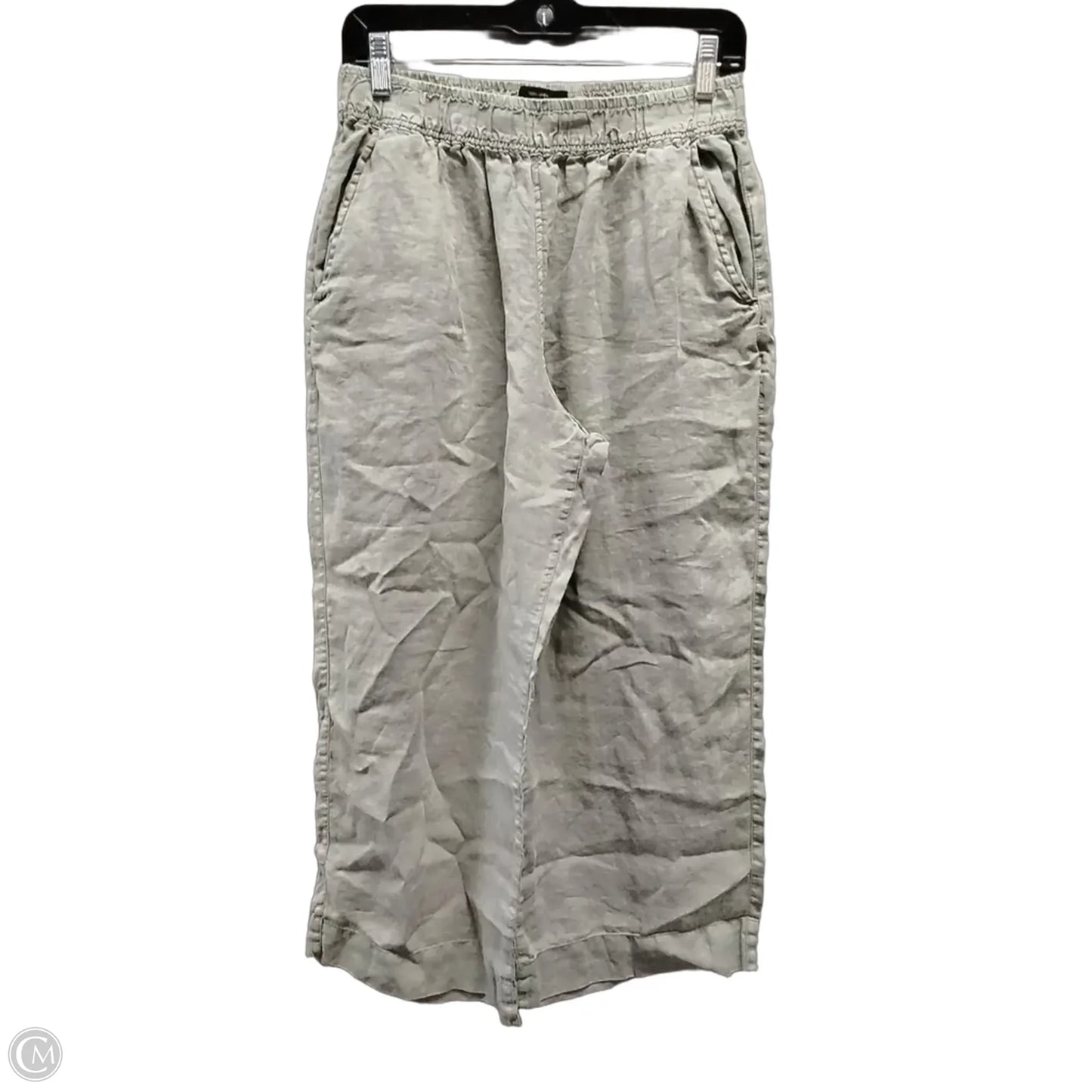 Pants Linen By Tahari In Green, Size: M