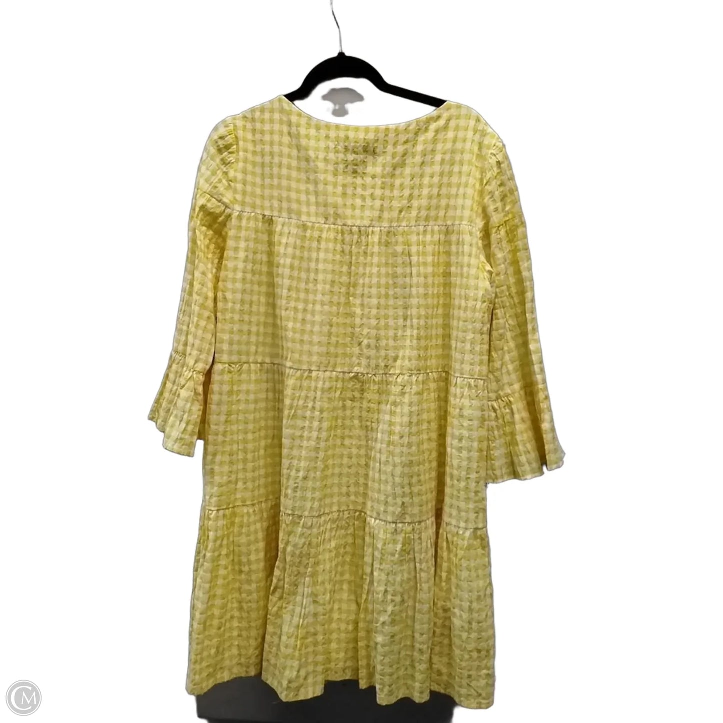 Dress Casual Short By Maggy London In Yellow, Size: 14