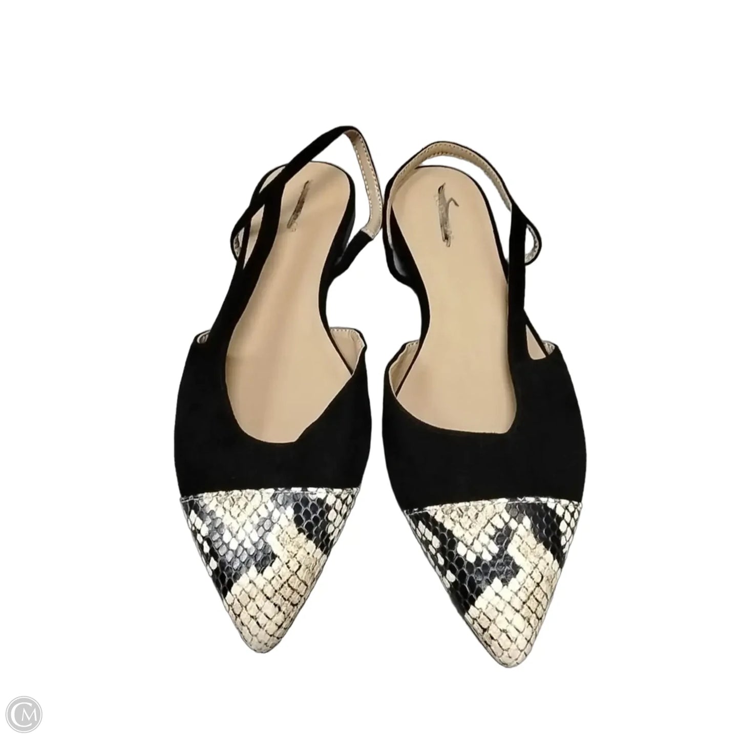 Shoes Flats By Ann Taylor In Black, Size: 8.5