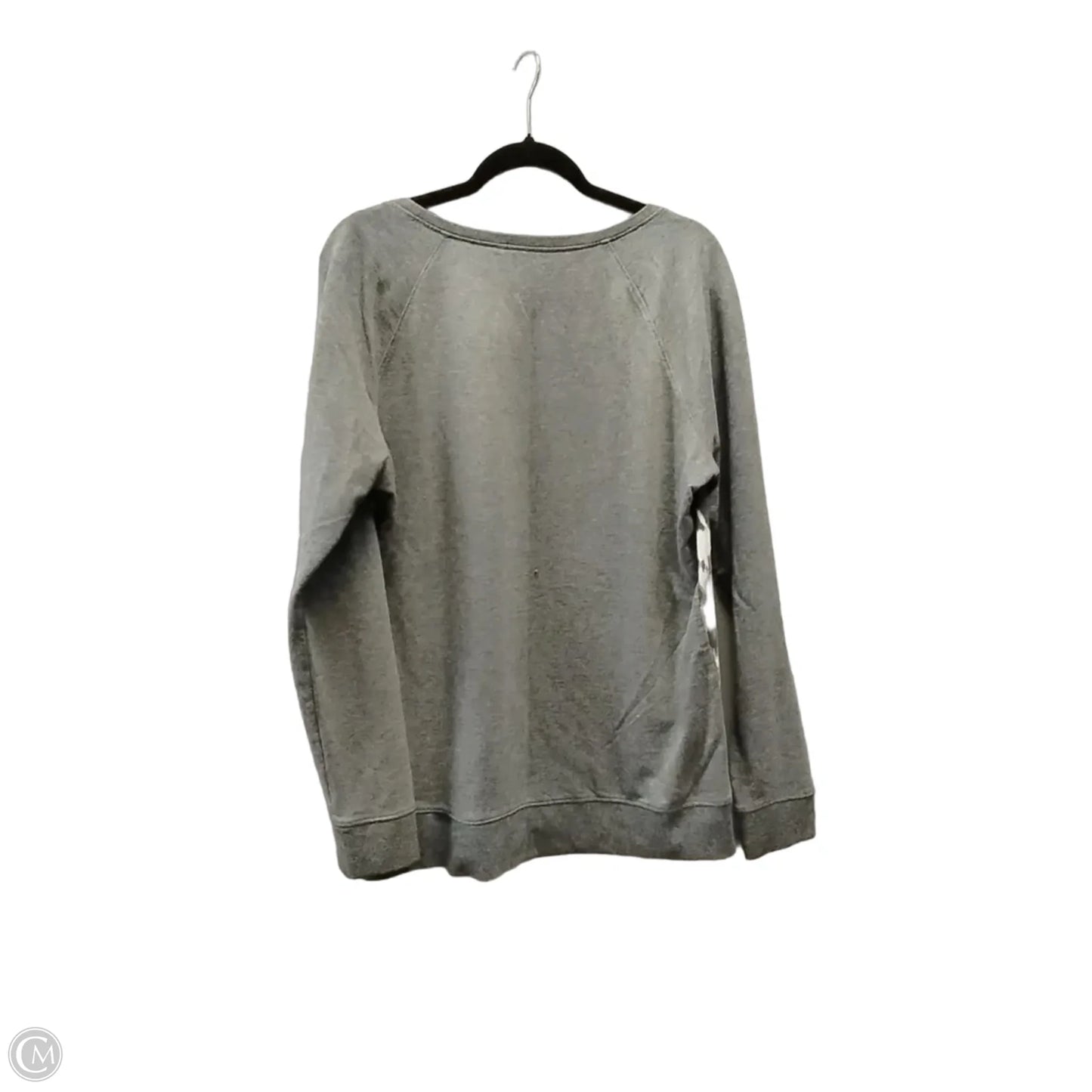 Sweatshirt Crewneck By Bass In Grey, Size: Xl