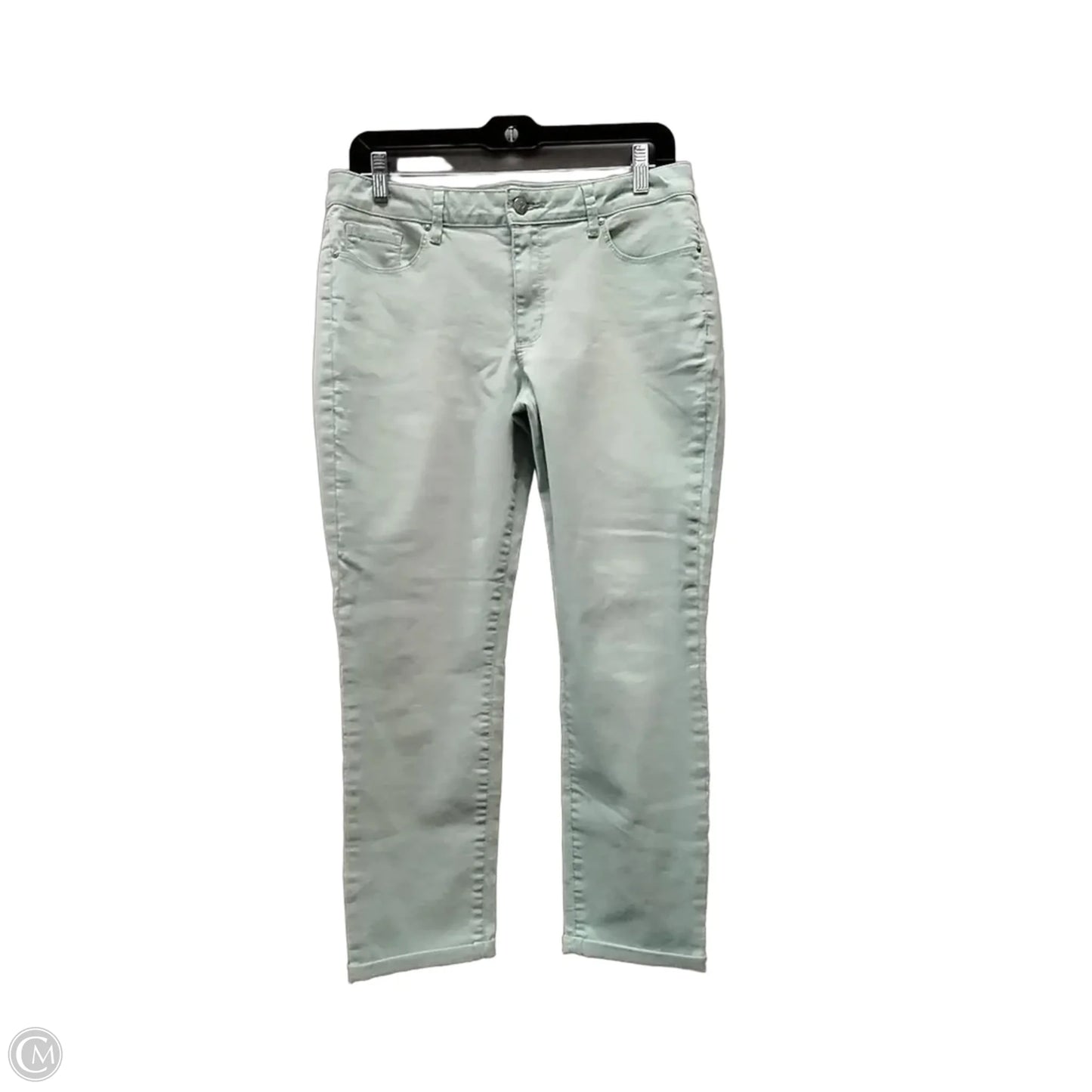 Jeans Cropped By Jessica Simpson In Green, Size: 12
